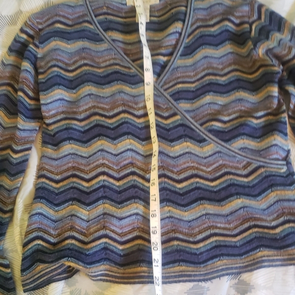 Toscano zigzag stripe knitted blouse! - Picture 6 of 7